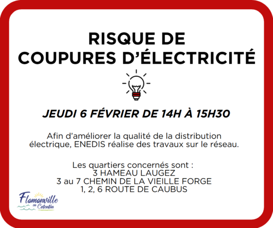 Coupure d’électricité